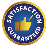 Satisfaction guaranteed badge